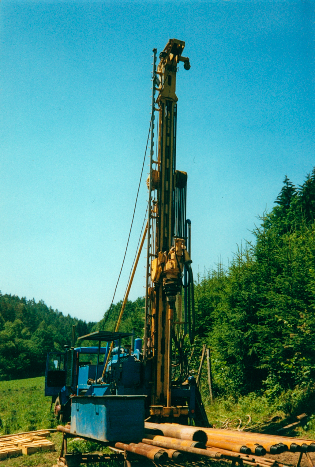 Beginn der Arbeiten Juli 1990